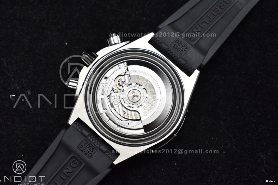 Bracelet Chronomat 536 1:1 Robber BLSF A TravelReady B01 Best Edition SS Green On 44mm Dial 0720